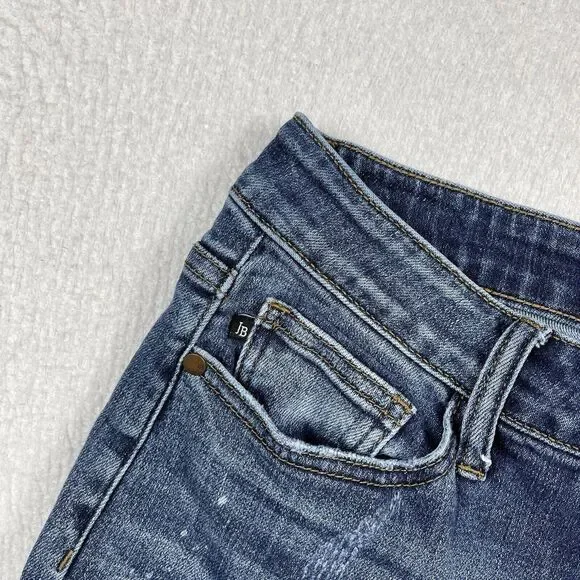 Judy Blue Jeans Womens 29 Blue Denim Stretch Boyfriend Fit‎ Casual Ladies Pants - Picture 8 of 16